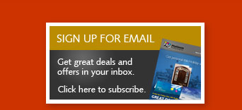 Sign up for eMAIL offers